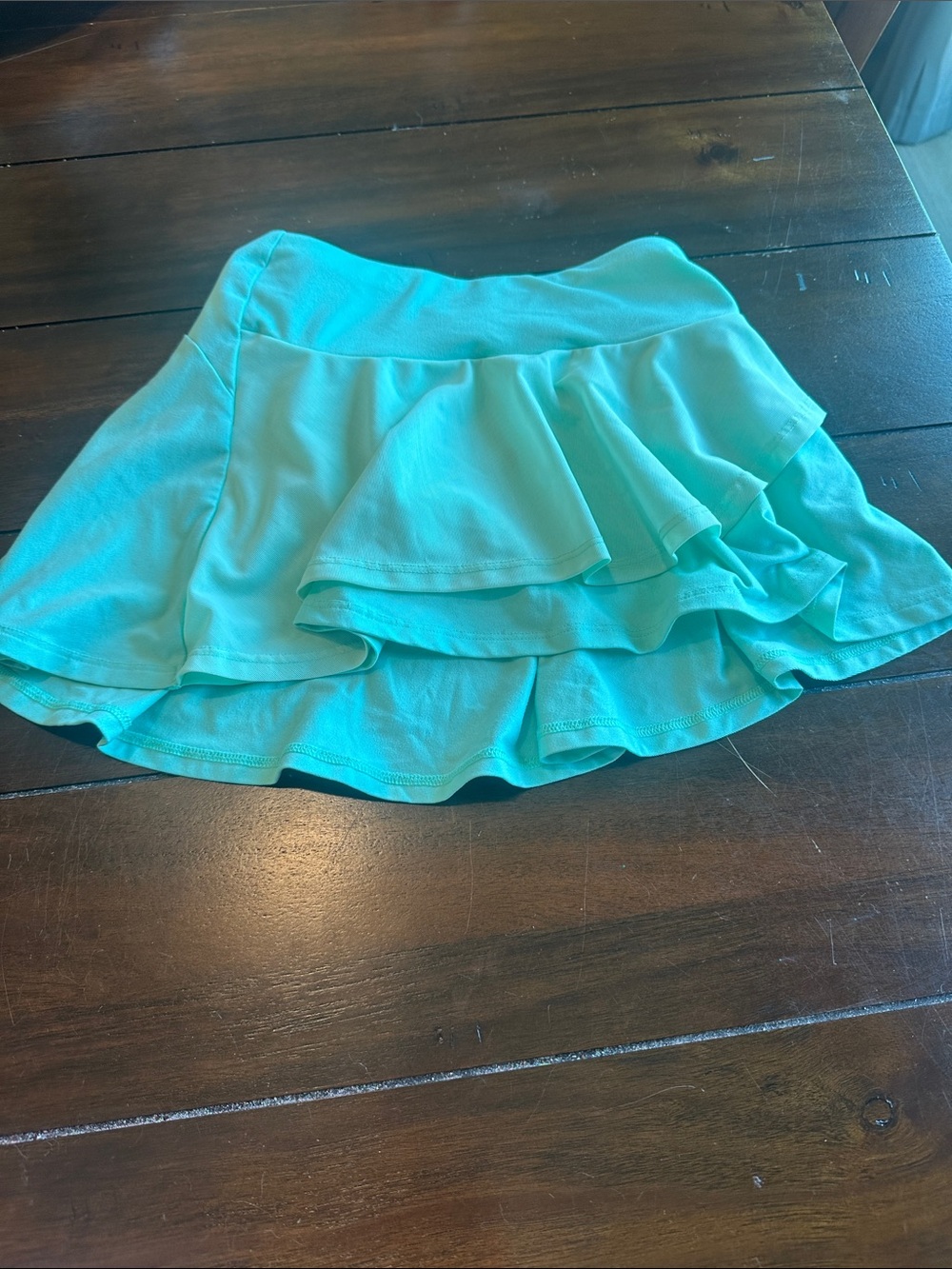 all in motion Mint Green Ruffle Skort